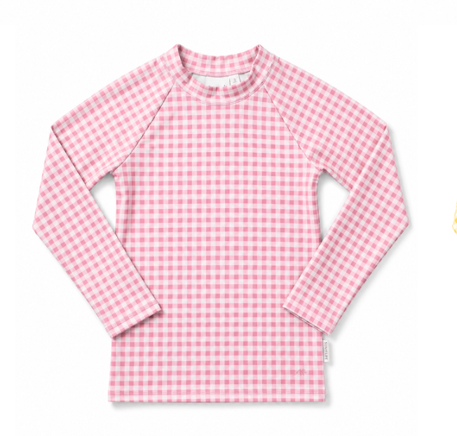 Littles Gingham Rashguard