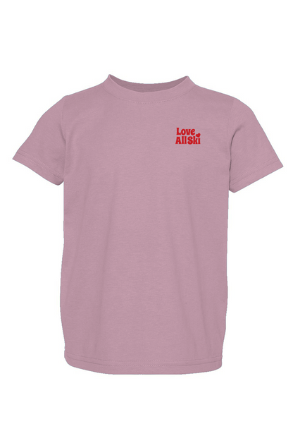 Love All Ski Toddler Fine Jersey Tee
