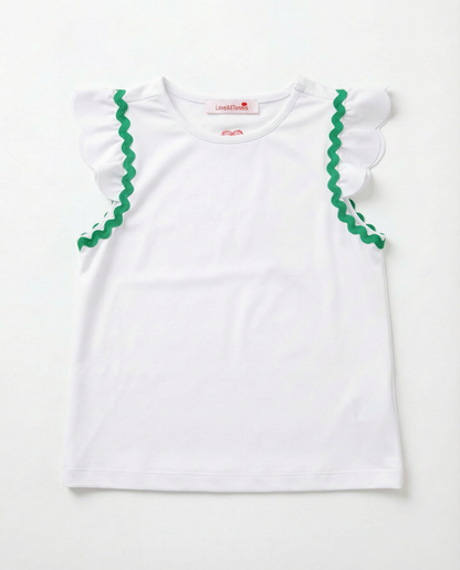 Love All Littles Kate Top Green
